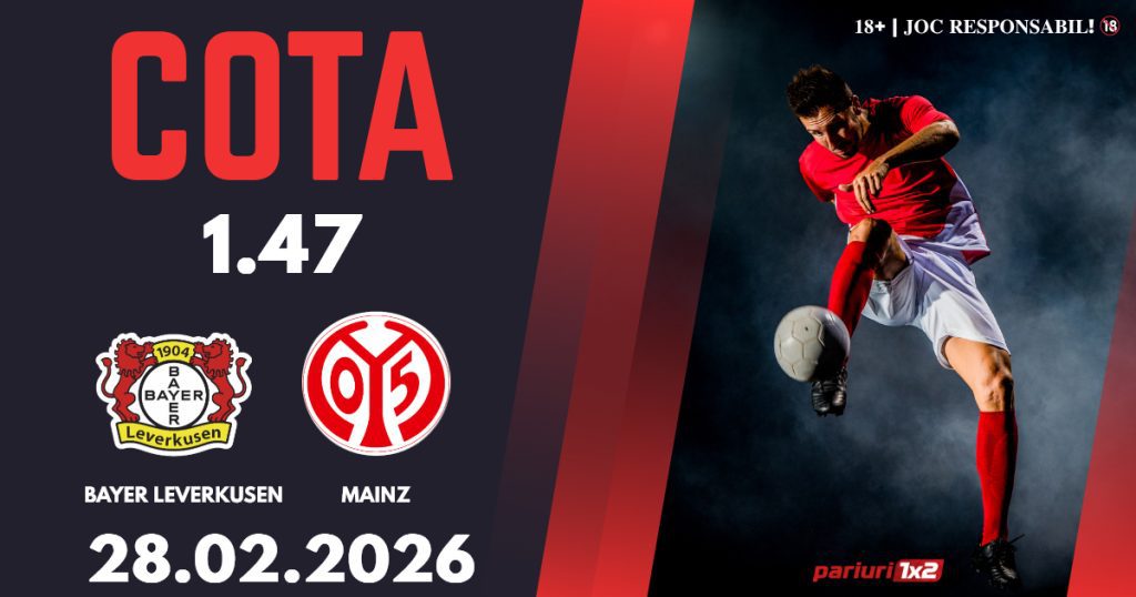 Bayer Leverkusen – Mainz, Ponturi Pariuri Fotbal  Bundesliga, 28.02.2026
