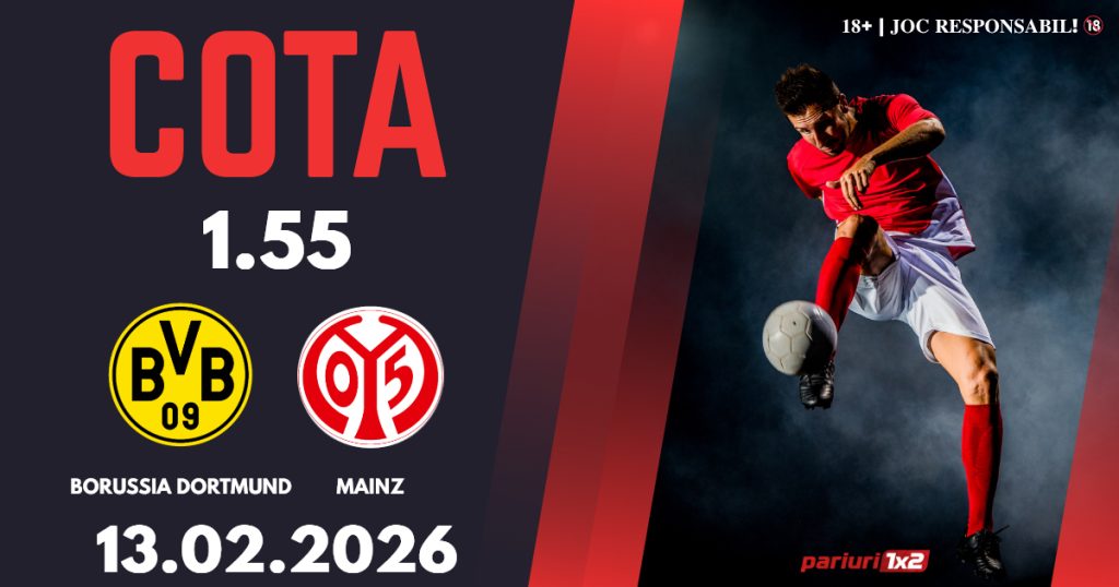 Borussia Dortmund – Mainz, Ponturi Pariuri Fotbal Bundesliga, 13.02.2026