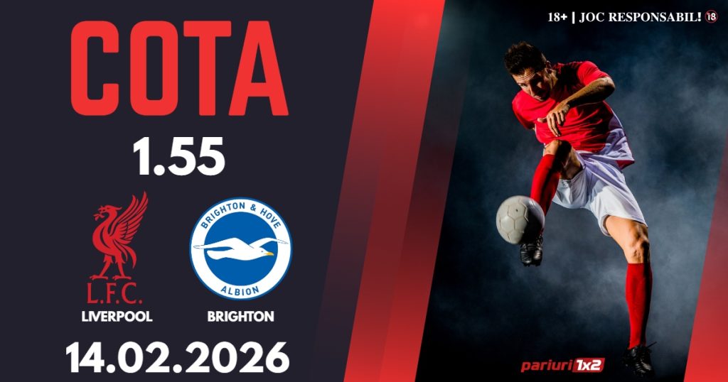 Liverpool – Brighton, Ponturi Pariuri Fotbal FA Cup, 14.02.2026