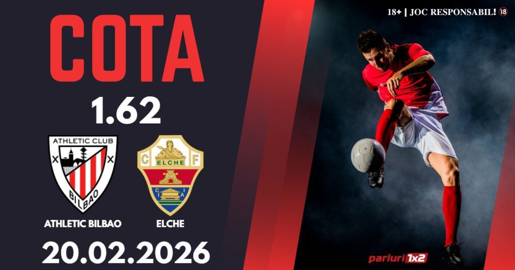 Athletic Bilbao – Elche, Ponturi Pariuri Fotbal La Liga, 20.02.2026