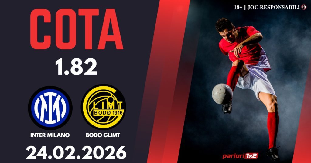 Inter – Bodo Glimt, Ponturi Pariuri Fotbal Liga Campionilor, 24.02.2026