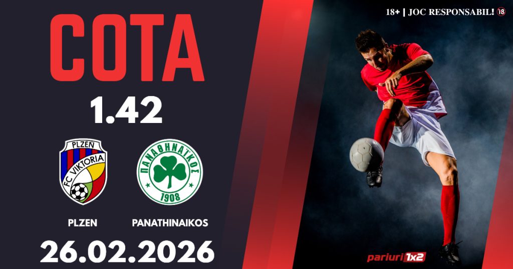 Plzen – Panathinaikos, Ponturi Pariuri Fotbal Europa League, 26.02.2026