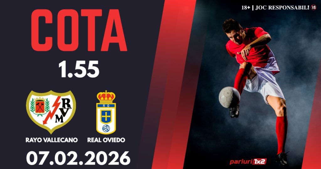 Rayo Vallecano – Real Oviedo, Ponturi Pariuri Fotbal La Liga, 07.02.2026