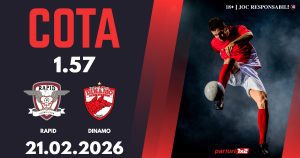 Rapid – Dinamo, Ponturi Pariuri Fotbal Superliga, 21.02.2026