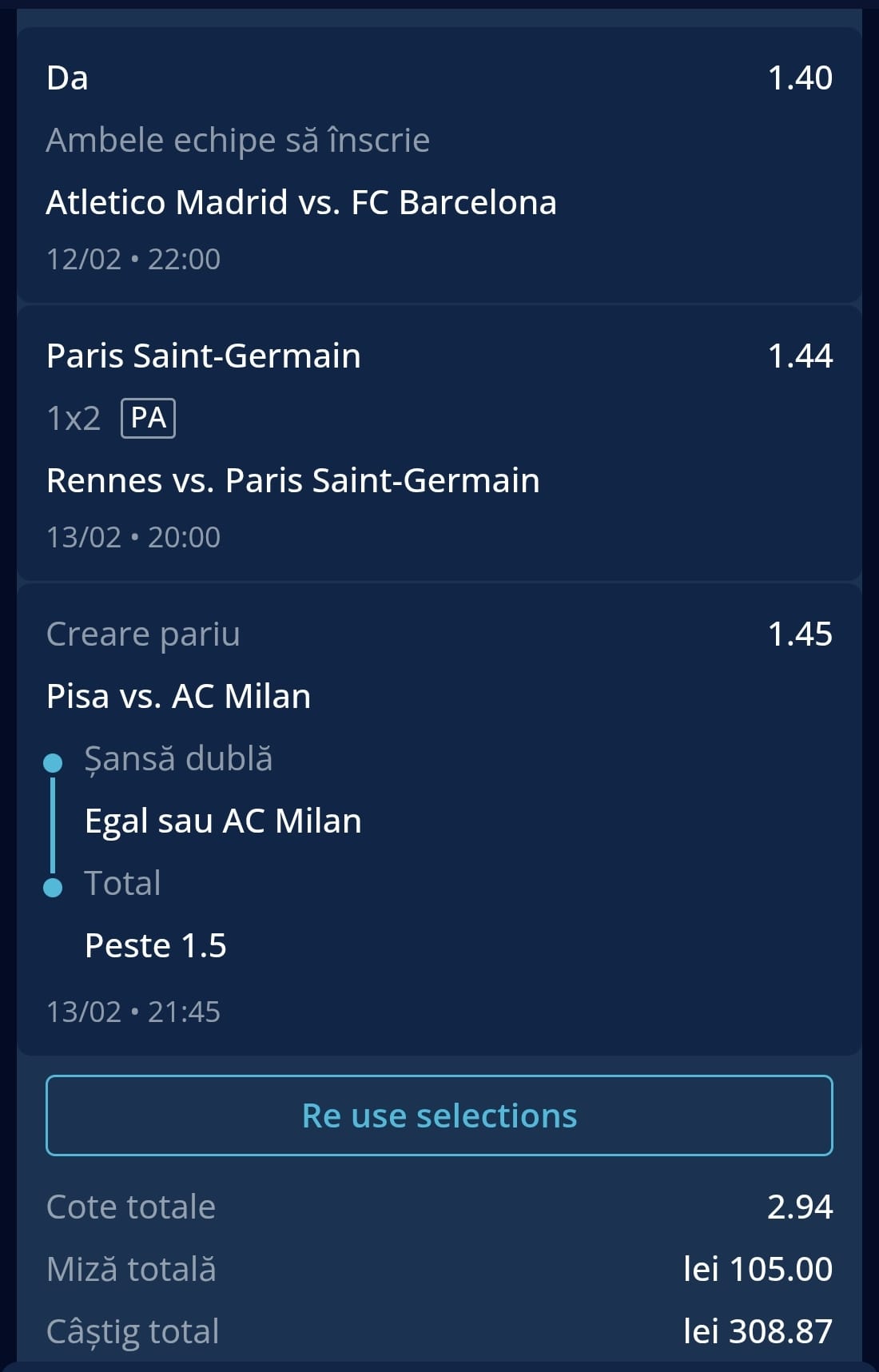 Câștig după câștig! Azi - cota 3 pe două zile: Cap de afiș, Atletico Madrid - Barcelona! Pariurile lui Sabin (12-13.02)