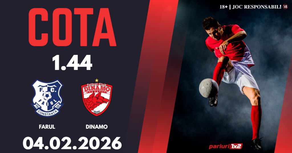 Farul – Dinamo, Ponturi Pariuri Fotbal Superliga, 04.02.2026