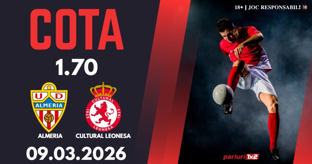 Almeria – Cultural Leonesa, Ponturi Pariuri Fotbal La Liga 2, 09.03.2026