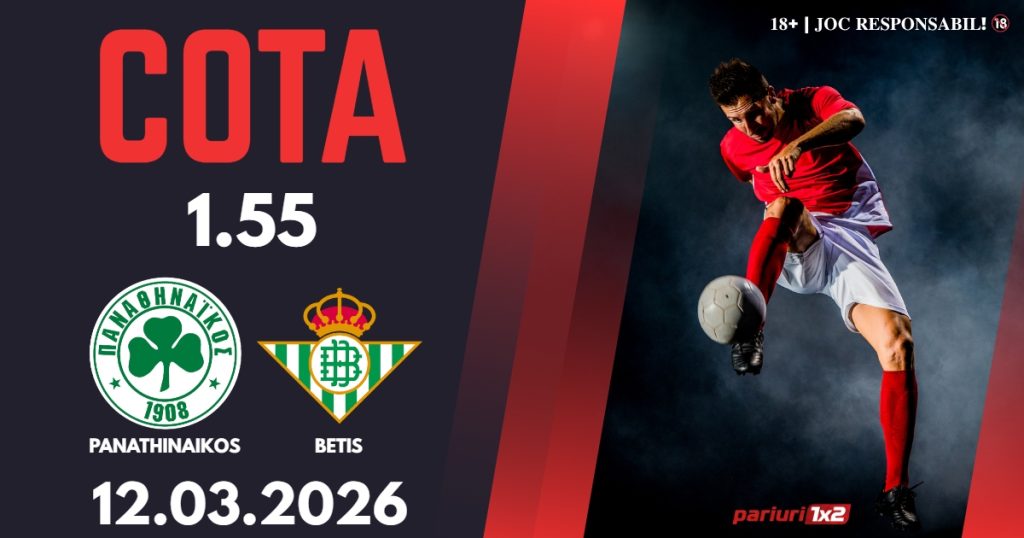 Panathinaikos – Betis, Ponturi Pariuri Fotbal Europa League, 12.03.2026
