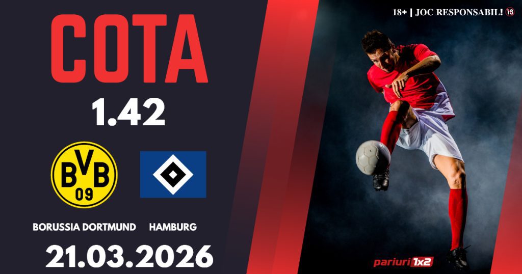 Borussia Dortmund – Hamburg, Ponturi Pariuri Fotbal Bundesliga, 21.03.2026