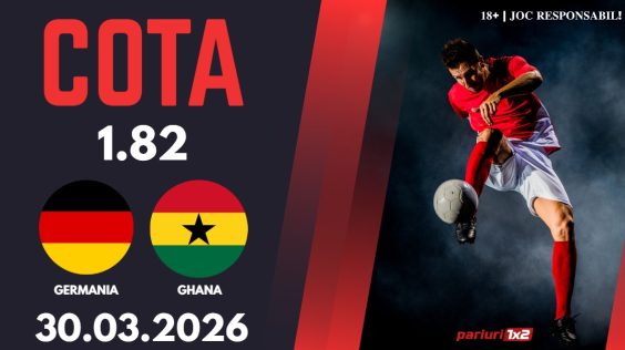Germania – Ghana, Ponturi Pariuri Fotbal Amicale Internationale, 30.03.2026