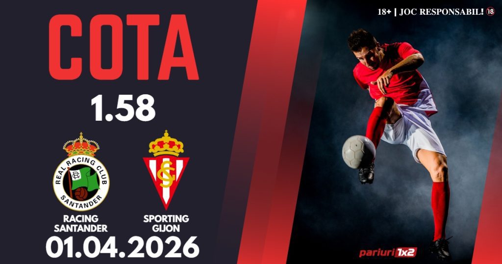 Racing Santander – Gijon, Ponturi Pariuri Fotbal La Liga 2, 01.04.2026