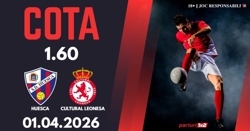 Huesca – Cultural Leonesa, Ponturi Pariuri Fotbal La Liga 2, 01.04.2026