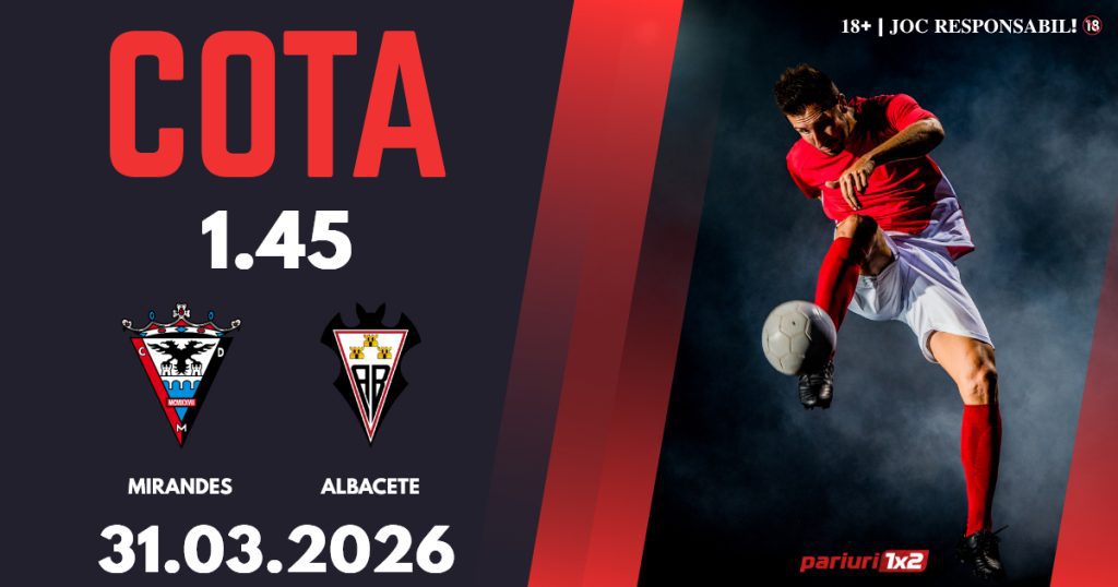 Mirandes – Albacete, Ponturi Pariuri Fotbal La Liga2, 31.03.2026