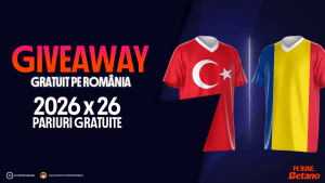 Betano pune în joc 2026 surprize gratuite pe Turcia vs România