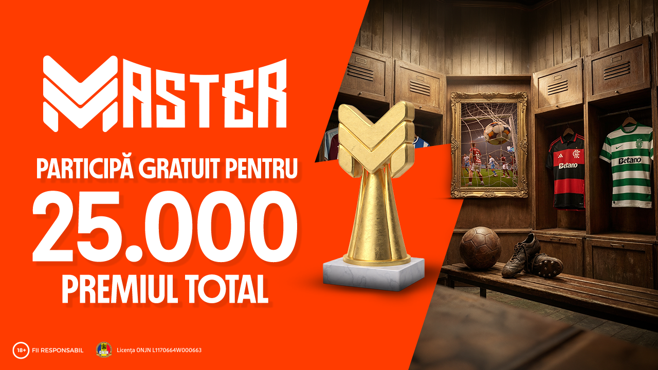 25.000 Premiul Total la Betano Master de UCL