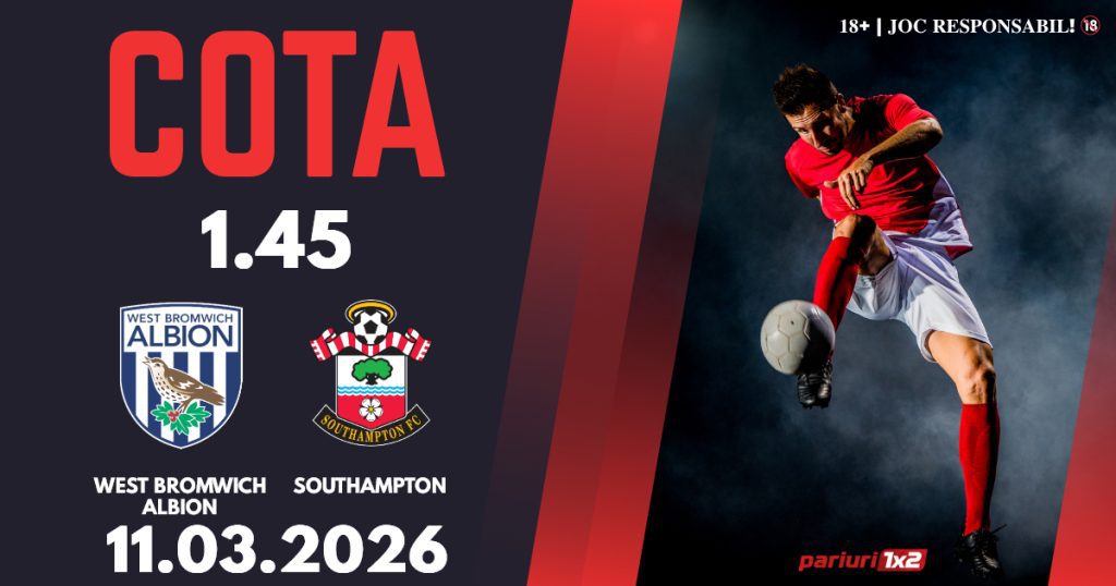West Bromwich Albion – Southampton, Ponturi Pariuri Fotbal Championship, 11.03.2026