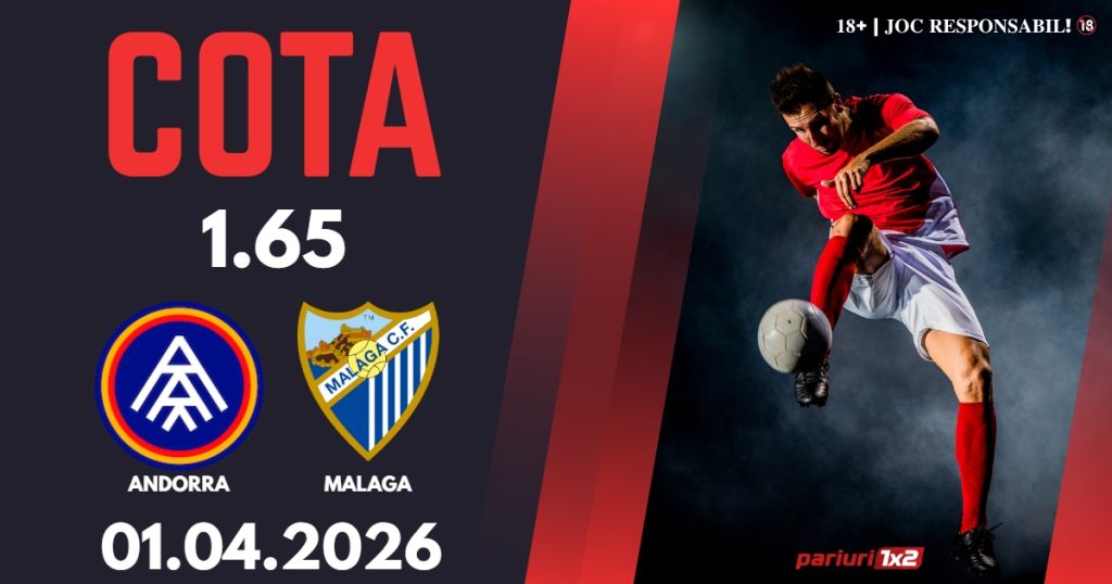 Andorra – Malaga, Ponturi Pariuri Fotbal La Liga 2, 01.04.2026