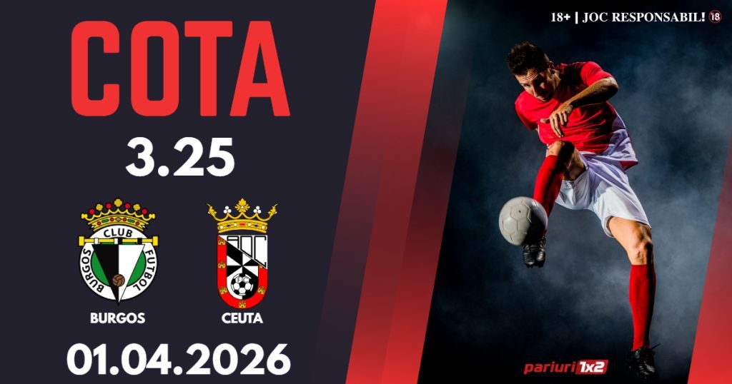 Burgos CF – Ceuta, Ponturi Pariuri Fotbal La Liga 2, 01.04.2026