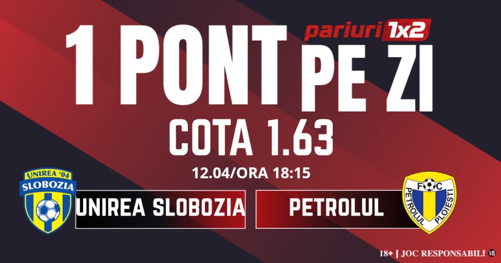 Un Pont pe Zi, 12 aprilie: Opt selecții „verzi” oferite în această lună! Astăzi Unirea Slobozia – Petrolul