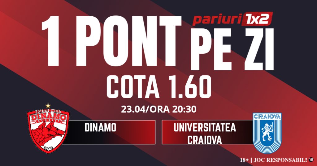 Un Pont pe Zi, 23 aprilie: Cinci zile consecutive de profit! Astăzi Dinamo – Universitatea Craiova