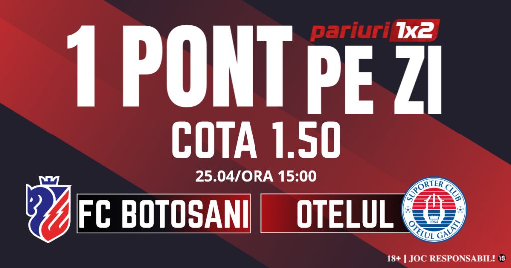 Un Pont pe Zi, 25 aprilie: Continuăm seria excelentă cu o selecție din Superliga! Astăzi FC Botoșani – Oțelul
