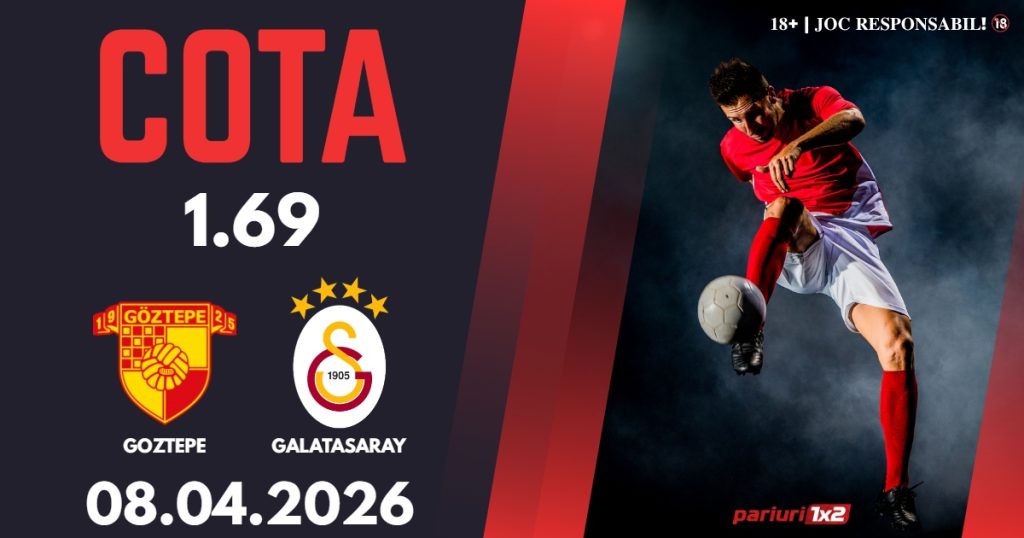 Goztepe – Galatasaray, Ponturi Pariuri Fotbal Superliga Turciei, 08.04.2026