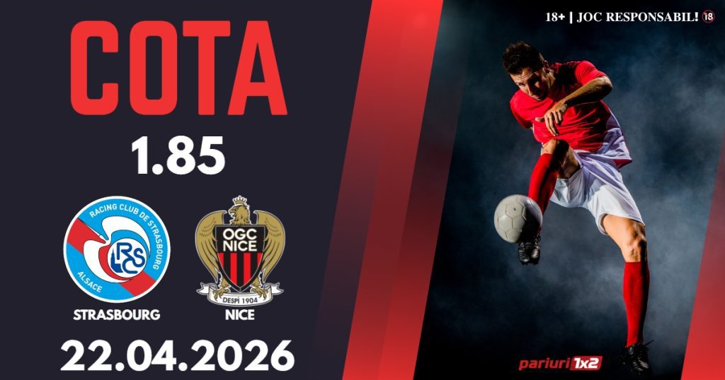 Strasbourg – Nice, Ponturi Pariuri Fotbal Cupa Frantei, 22.04.2026