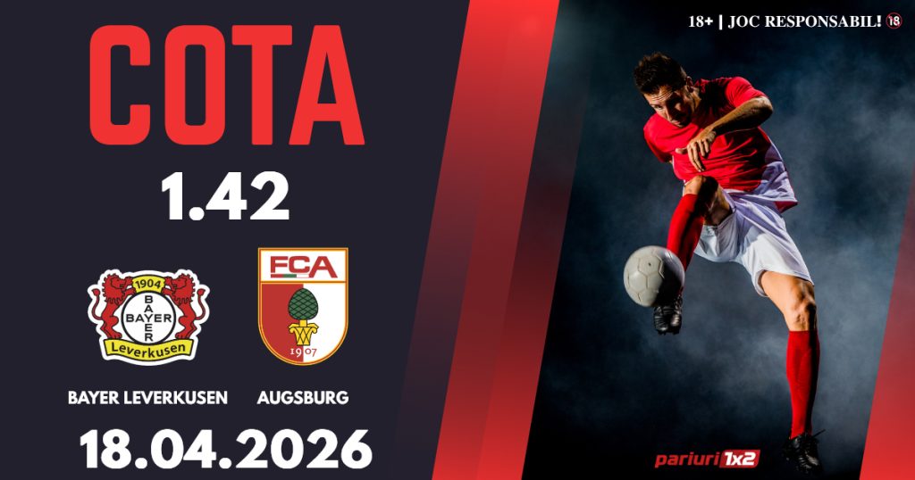 Bayer Leverkusen – Augsburg, Ponturi Pariuri Fotbal Bundesliga, 18.04.2026