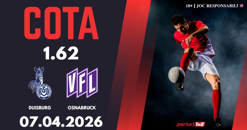 Duisburg – Osnabruck, Ponturi Pariuri Fotbal 3.Bundesliga, 07.04.2026