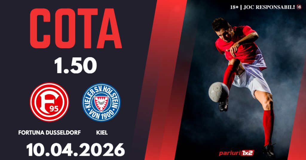 Fortuna Dusseldorf – Kiel, Ponturi Pariuri Fotbal Zweite Bundesliga, 10.04.2026