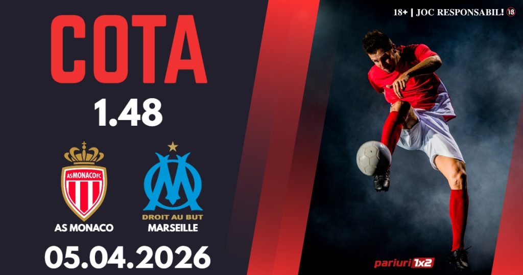 AS Monaco – Marseille, Ponturi Pariuri Fotbal Ligue 1, 05.04.2026