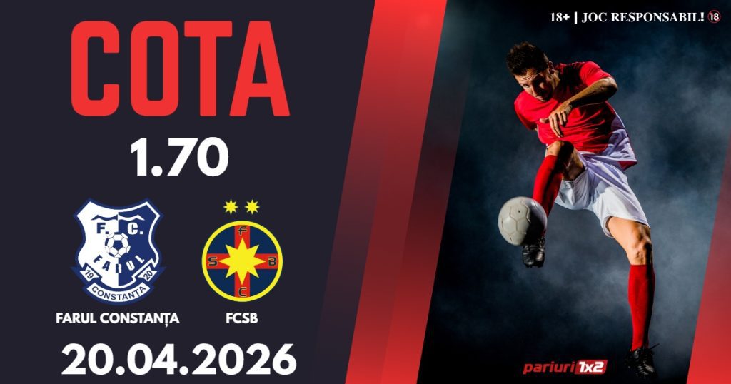 Farul Constanța – FCSB, Ponturi Pariuri Fotbal Superliga României, 20.04.2026