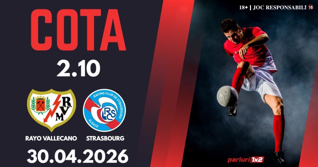 Rayo Vallecano – Strasbourg, Ponturi Pariuri Fotbal Conference League, 30.04.2026
