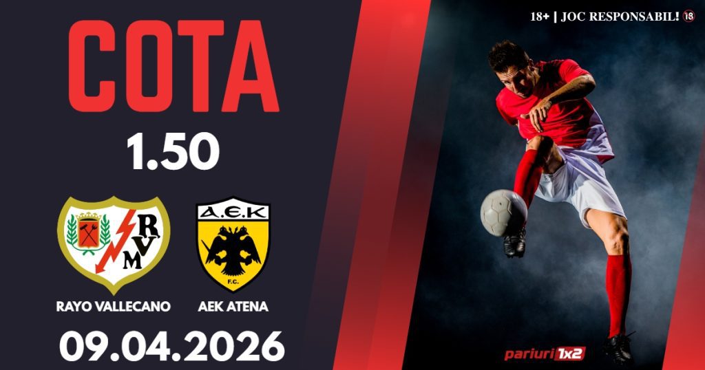 Rayo Vallecano – AEK Atena, Ponturi Pariuri Fotbal Conference League, 09.04.2026