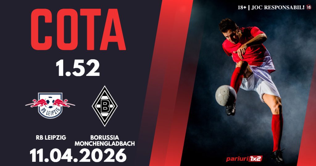 RB Leipzig – Borussia Monchengladbach, Ponturi Pariuri Fotbal Bundesliga, 11.04.2026