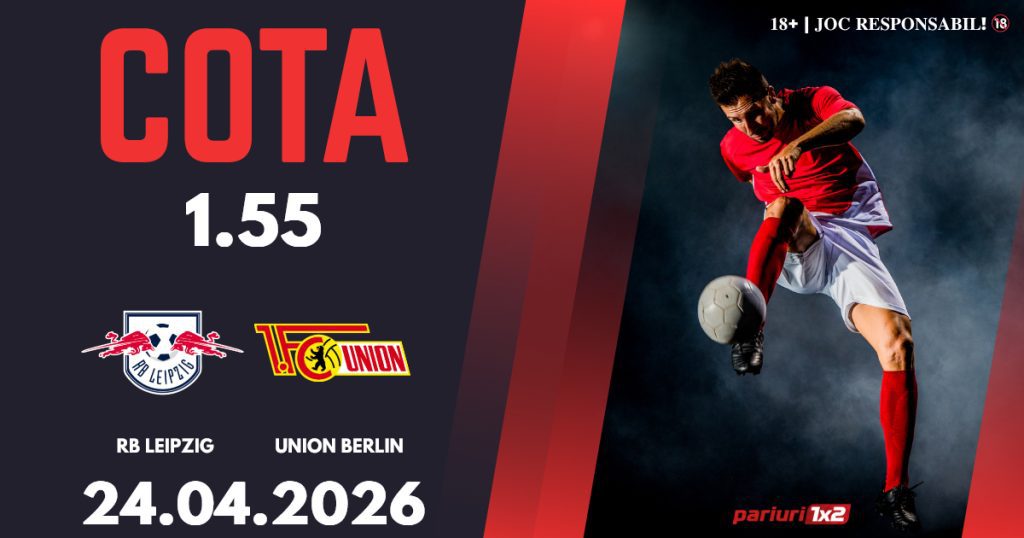 RB Leipzig – Union Berlin, Ponturi Pariuri Fotbal Bundesliga, 24.04.2026
