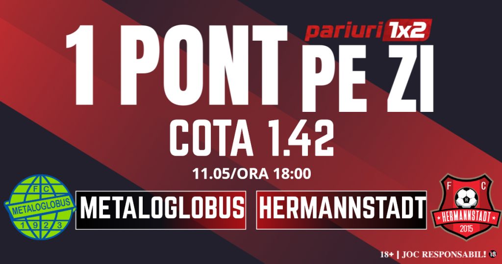 Un Pont pe Zi, 11 mai: Nouă din cele zece ponturi din mai au fost „verzi”! Astăzi Metaloglobus – Hermannstadt