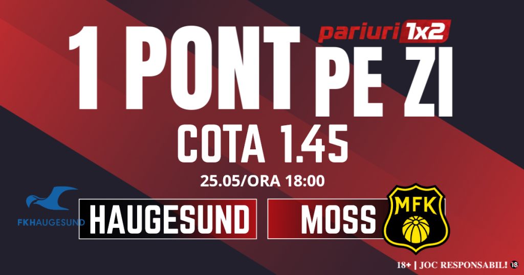 Un Pont pe Zi, 25 mai: Continuăm seria bună din această lună! Astăzi Haugesund – Moss