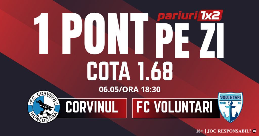 Un Pont pe Zi, 06 mai: Trei zile consecutive de profit! Astăzi Corvinul – FC Voluntari