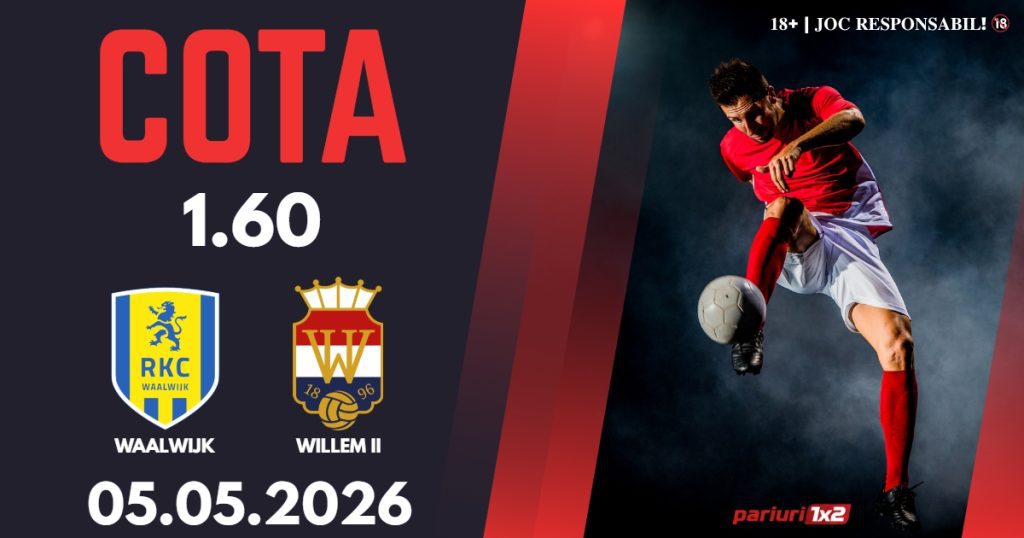 Waalwijk – Willem II, Ponturi Pariuri Fotbal Eredivisie, 05.05.2026