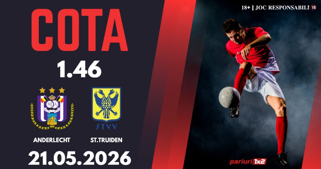 Anderlecht – St.Truiden, Ponturi Pariuri Fotbal Jupiler League, 21.05.2026