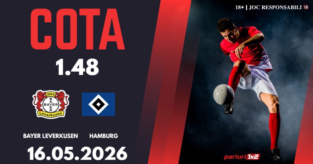 Bayer Leverkusen – Hamburg, Ponturi Pariuri Fotbal Bundesliga, 16.05.2026