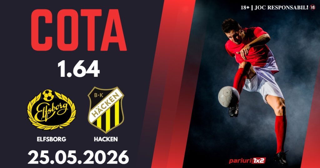 Elfsborg – Hacken, Ponturi Pariuri Fotbal Allsvenskan, 25.05.2026