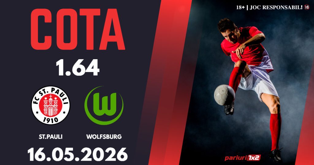 ST.Pauli – Wolfsburg, Ponturi Pariuri Fotbal Bundesliga, 16.05.2026