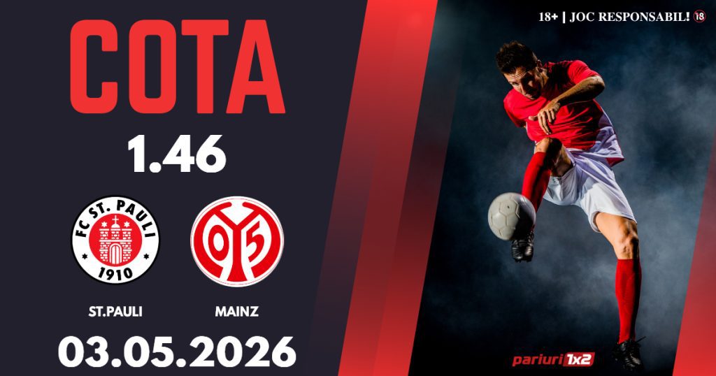 St.Pauli – Mainz, Ponturi Pariuri Fotbal Bundesliga, 03.05.2026