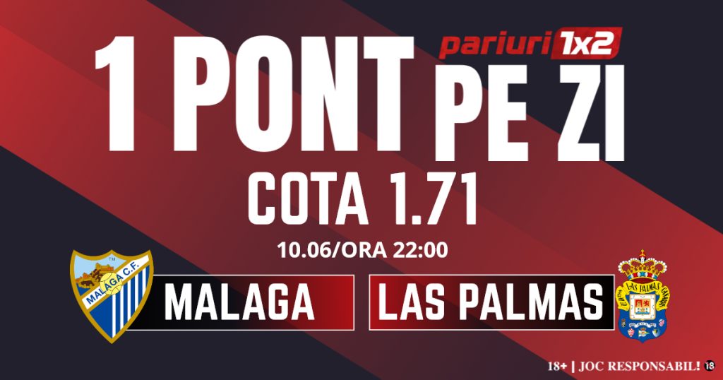 Un Pont pe Zi, 10 iunie: Duel încins în Spania! Astăzi Malaga – Las Palmas