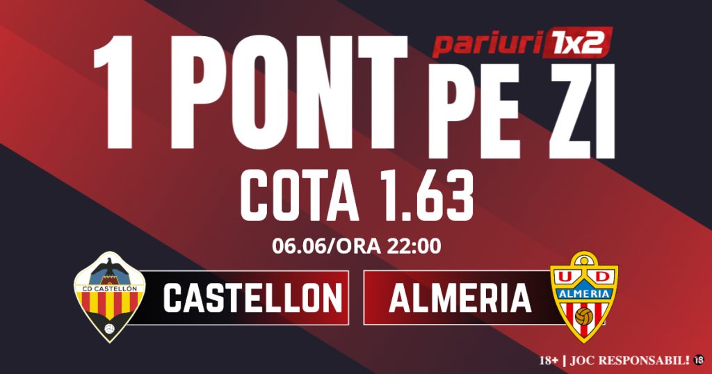 Un Pont pe Zi, 06 iunie: Selecția de azi vine din Spania! Astăzi Castellon – Almeria