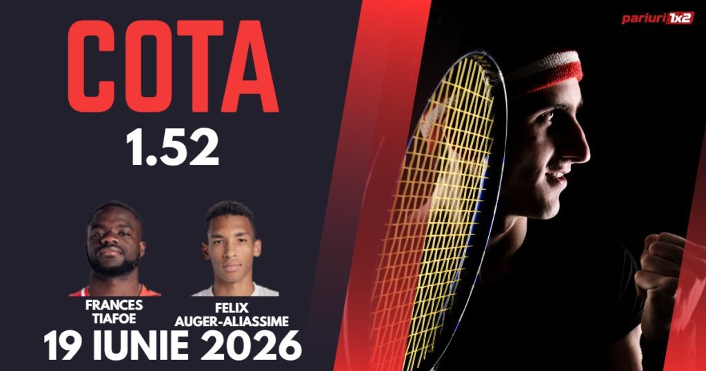 Tiafoe – Auger-Aliassime, Ponturi Pariuri Tenis Halle, 19.06.2026
