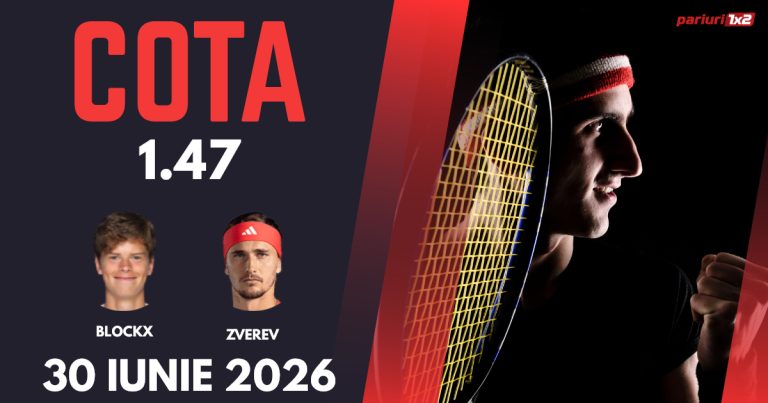 Blockx – Zverev, Ponturi Pariuri Tenis Wimbledon, 30.06.2026