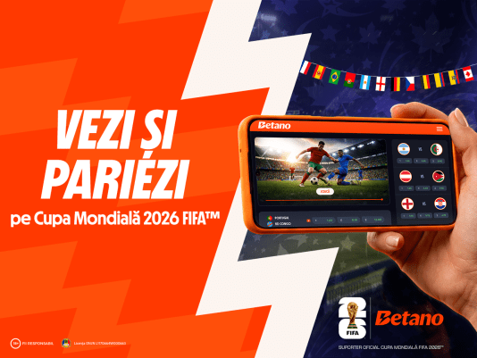 Pariuri live pe Betano: Cupa Mondială FIFA 2026™, livestreaming, program meciuri, statistici și cote speciale